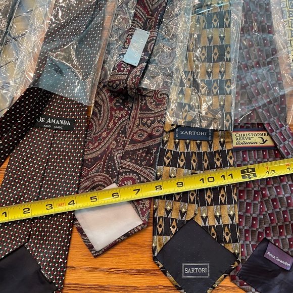 Men's Assorted 100% Silk Ties - Picture 5 of 8